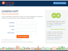 Tablet Screenshot of leselve.com